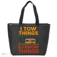 I Tow Things And I Know Things Tote Bag thumb 0