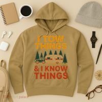 I Tow Things And I Know Things Hoodie thumb 3
