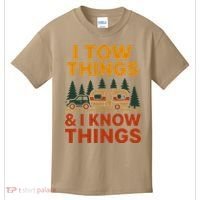 I Tow Things And I Know Things Kids T-Shirt thumb 0