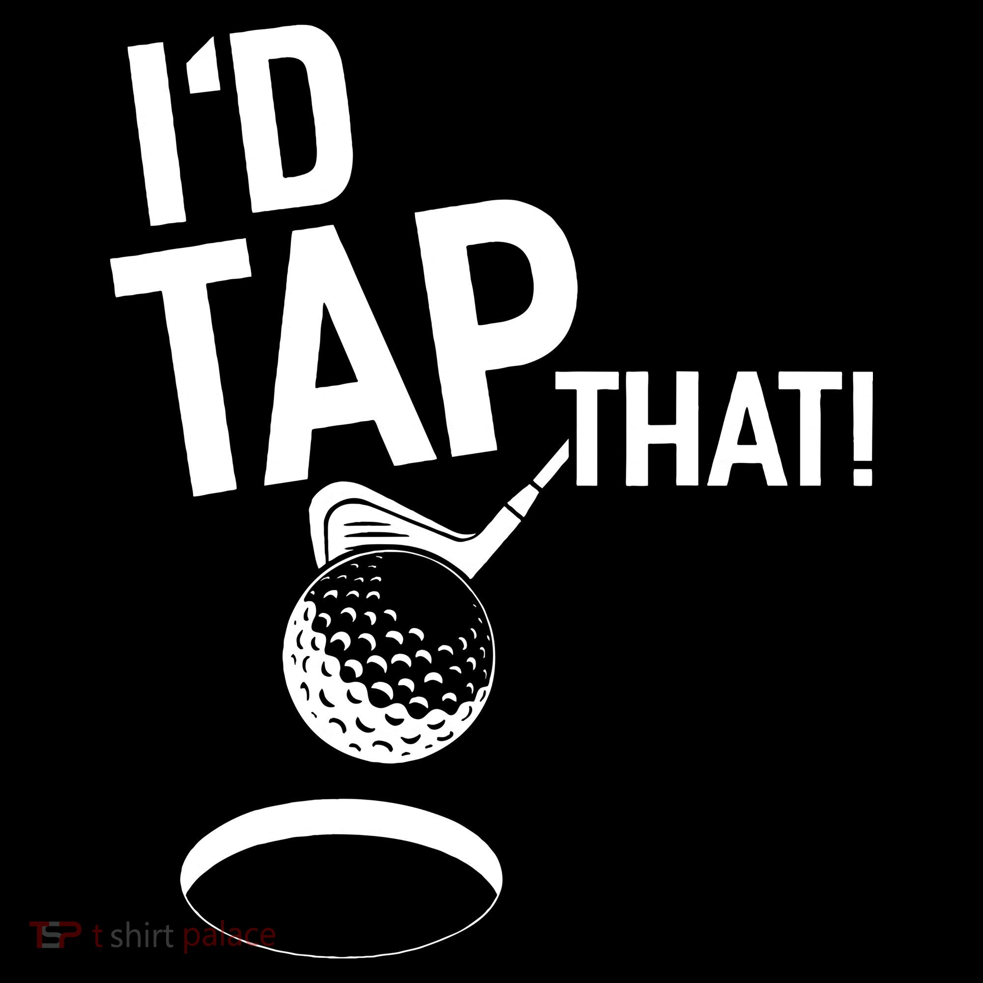 I'd Tap That Golf Funny Golf USA-Made Doggie Bandana