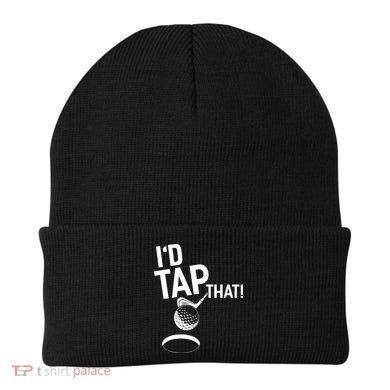 I'd Tap That Golf Funny Golf Beanie
