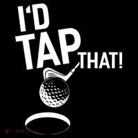 I'd Tap That Golf Funny Golf Ornament thumb 1
