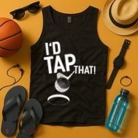 I'd Tap That Golf Funny Golf Tank Top thumb 4