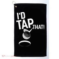 I'd Tap That Golf Funny Golf Golf Towel thumb 0