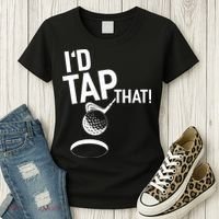 I'd Tap That Golf Funny Golf Women's T-Shirt thumb 3