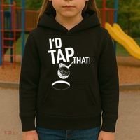 I'd Tap That Golf Funny Golf Kids Hoodie thumb 3