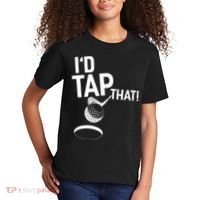 I'd Tap That Golf Funny Golf Kids T-Shirt thumb 2