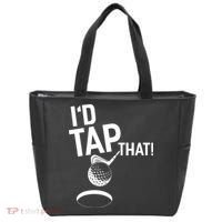I'd Tap That Golf Funny Golf Tote Bag thumb 0