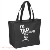 I'd Tap That Golf Funny Golf Tote Bag thumb 2