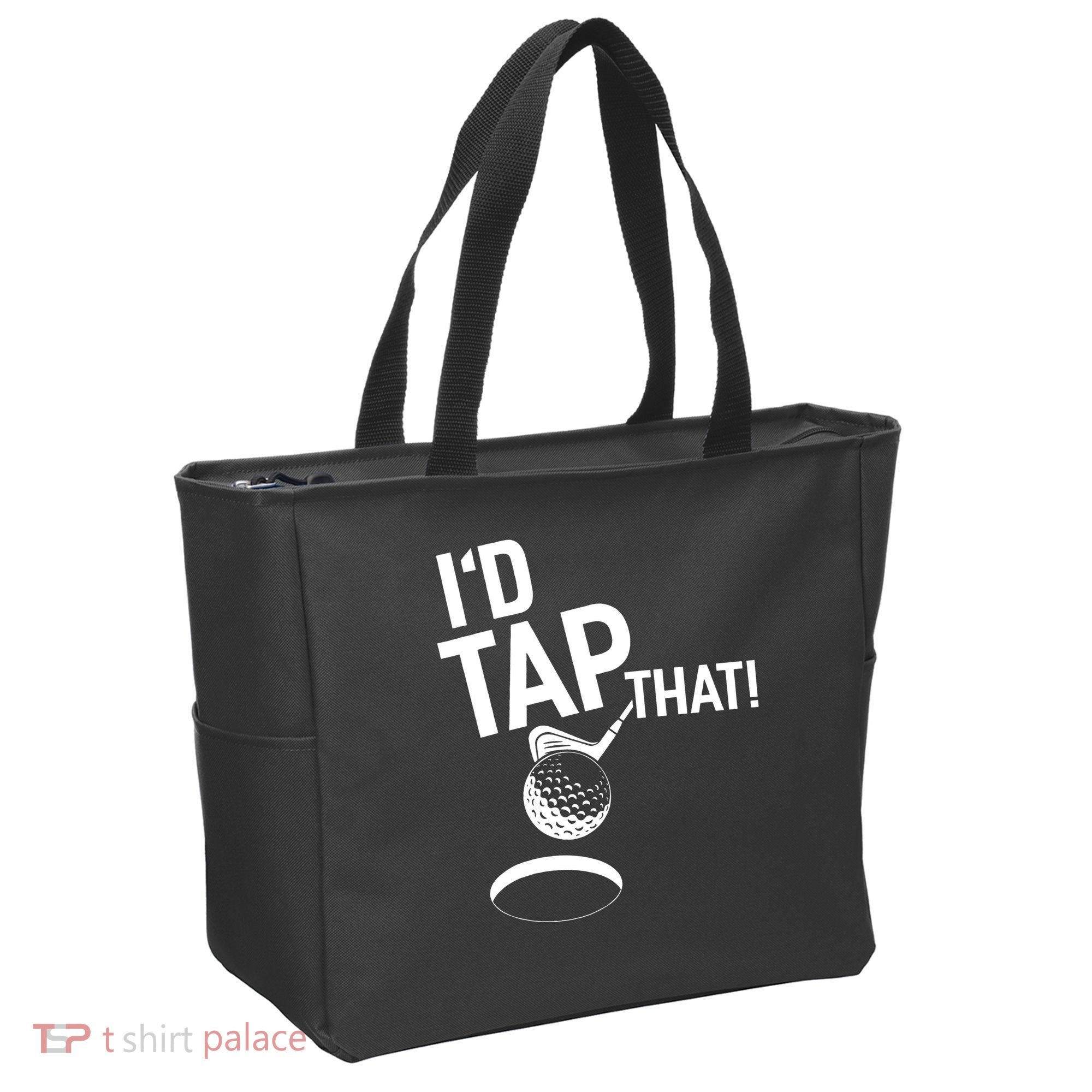 I'd Tap That Golf Funny Golf Tote Bag