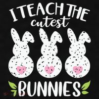 I Teach The Cutest Bunnies Love Teaching Ladies PosiCharge Tri-Blend Wicking Tank thumb 2