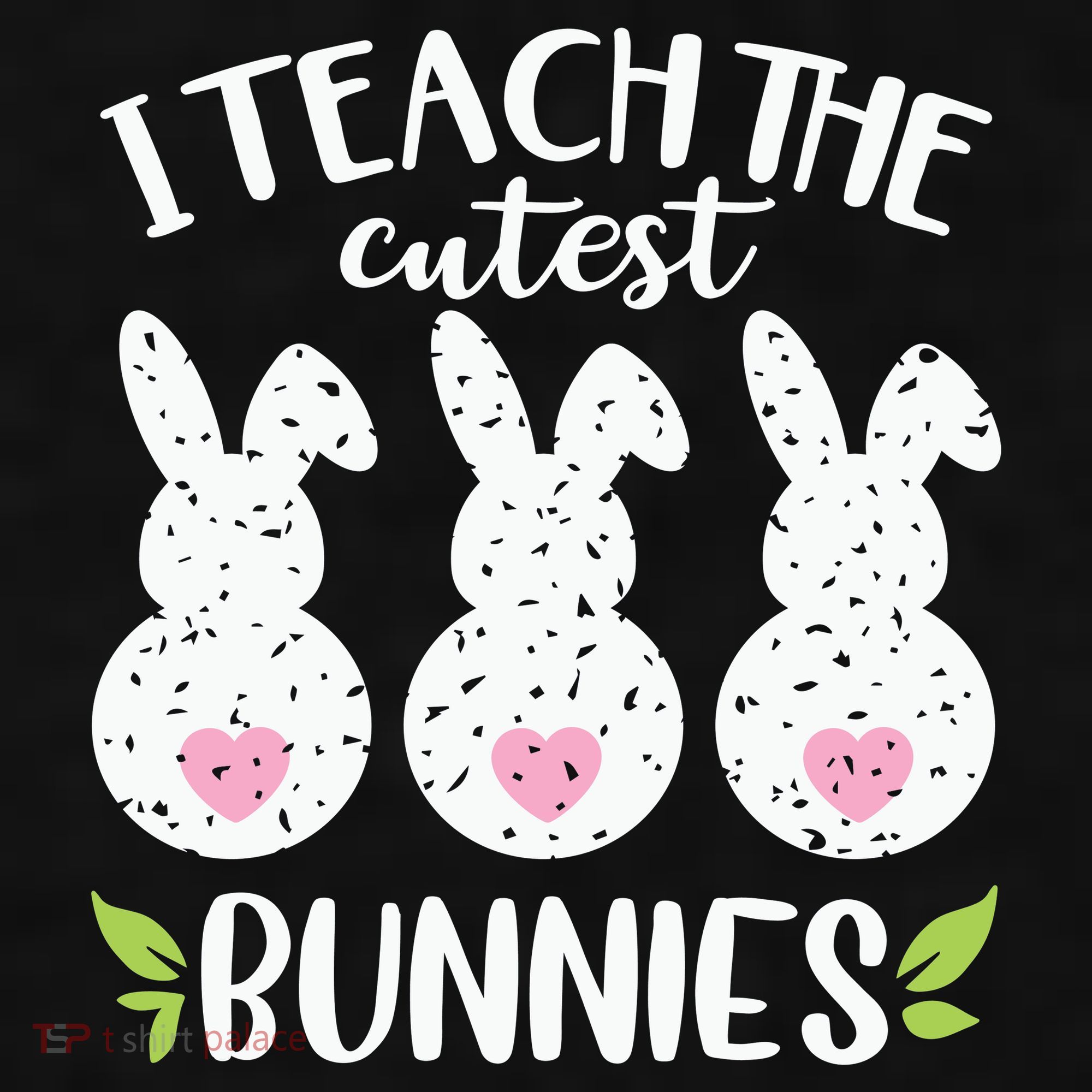 I Teach The Cutest Bunnies Love Teaching Ladies PosiCharge Tri-Blend Wicking Tank