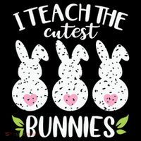 I Teach The Cutest Bunnies Love Teaching Coffee Mug thumb 5