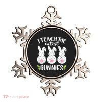 I Teach The Cutest Bunnies Love Teaching Ornament thumb 0