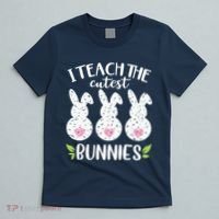 I Teach The Cutest Bunnies Love Teaching T-Shirt thumb 5