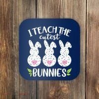 I Teach The Cutest Bunnies Love Teaching Coaster thumb 0