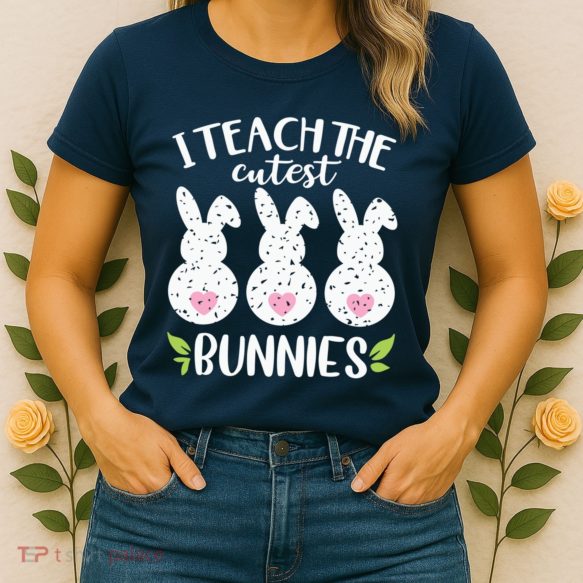 I Teach The Cutest Bunnies Love Teaching Women's T-Shirt