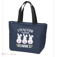 I Teach The Cutest Bunnies Love Teaching Tote Bag thumb 3