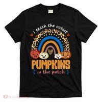 I Teach The Cutest Pumpkins In The Patch Leopard T-Shirt thumb 0