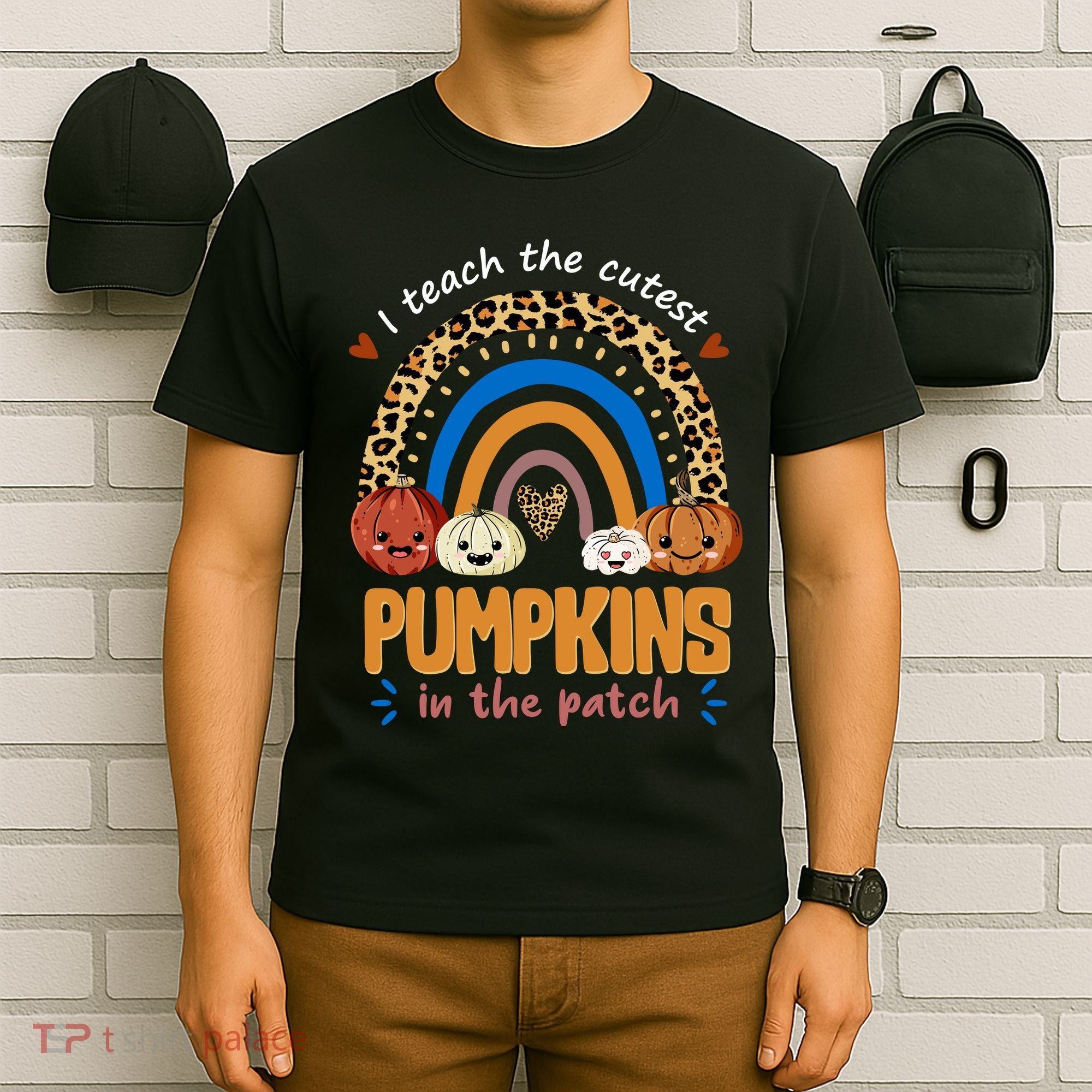 I Teach The Cutest Pumpkins In The Patch Leopard T-Shirt