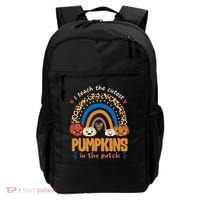 I Teach The Cutest Pumpkins In The Patch Leopard Backpack thumb 0