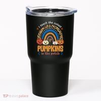 I Teach The Cutest Pumpkins In The Patch Leopard Tumbler thumb 0