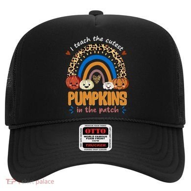 I Teach The Cutest Pumpkins In The Patch Leopard Hat