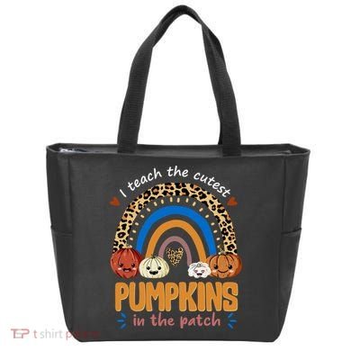 I Teach The Cutest Pumpkins In The Patch Leopard Tote Bag