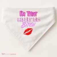 I'm That Taurus Girl Funny Astrology Zodiac Vibes  USA-Made Doggie Bandana thumb 0