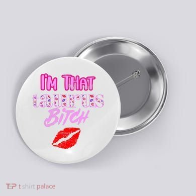I'm That Taurus Girl Funny Astrology Zodiac Vibes  Button