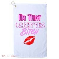 I'm That Taurus Girl Funny Astrology Zodiac Vibes  Golf Towel thumb 0