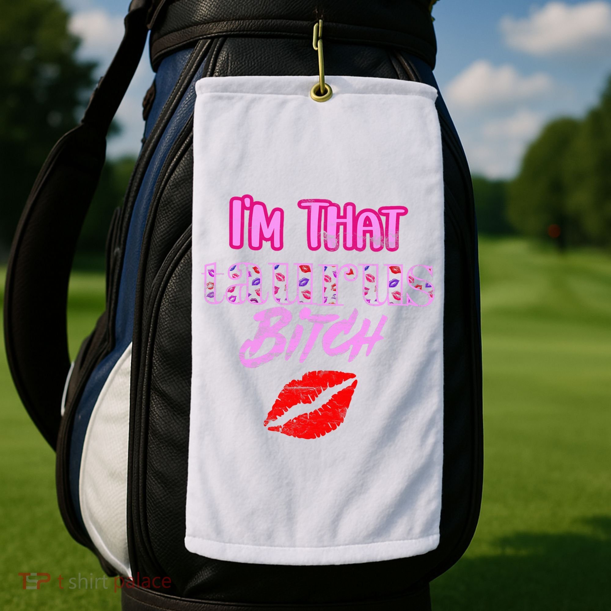I'm That Taurus Girl Funny Astrology Zodiac Vibes  Golf Towel