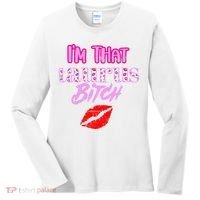 I'm That Taurus Girl Funny Astrology Zodiac Vibes  Women's Long Sleeve Shirt thumb 0