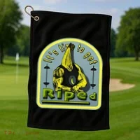 ItS Time To Get Riped Golf Towel thumb 1