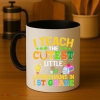 I Teach The Cutest Leprechauns In 1st Grade St PatrickS Day Great Gift Coffee Mug thumb 4