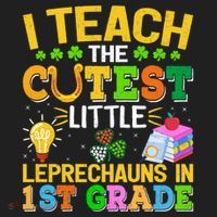 I Teach The Cutest Leprechauns In 1st Grade St PatrickS Day Great Gift Hat thumb 2
