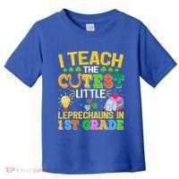 I Teach The Cutest Leprechauns In 1st Grade St PatrickS Day Great Gift Toddler T-Shirt thumb 0