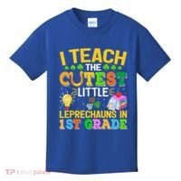 I Teach The Cutest Leprechauns In 1st Grade St PatrickS Day Great Gift Kids T-Shirt thumb 0