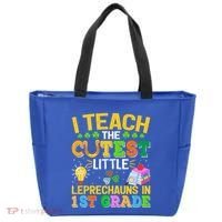 I Teach The Cutest Leprechauns In 1st Grade St PatrickS Day Great Gift Tote Bag thumb 0