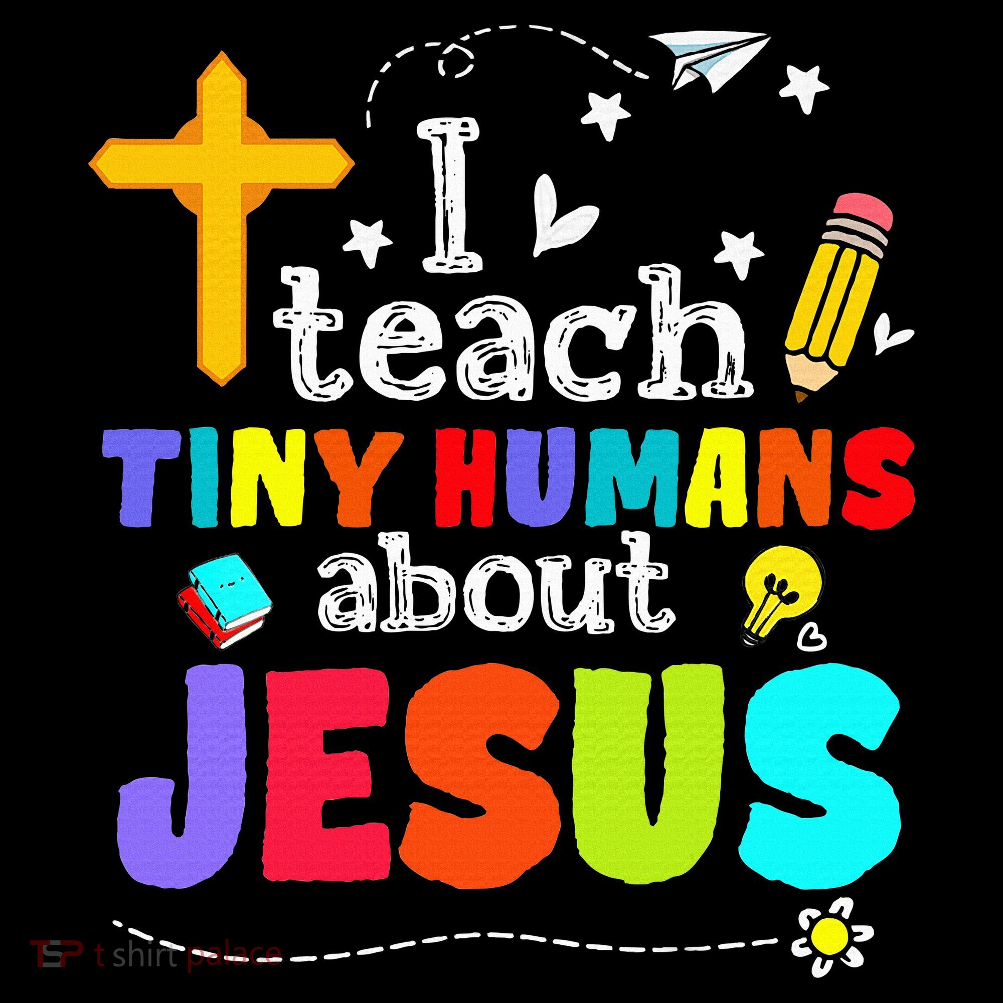 I Teach Tiny Humans About Jesus Sunday School Teacher Bible Women's Hoodie