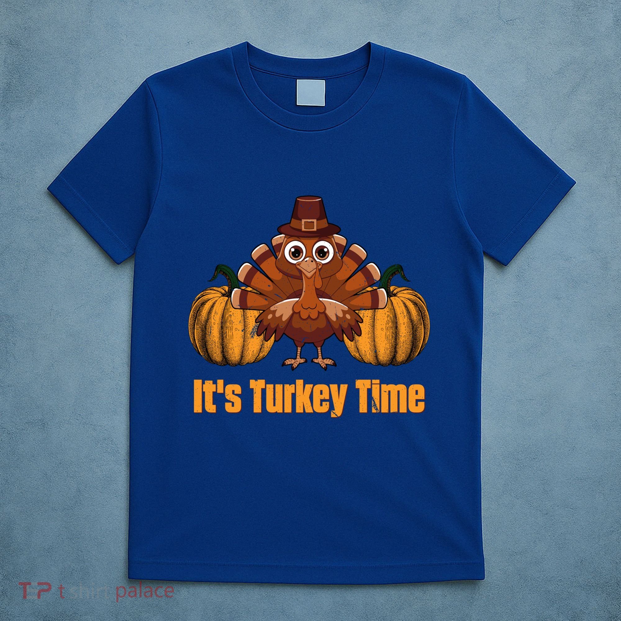 Its Turkey Time Thanksgiving Party Turkey Day Reunion Autumn Cool Gift T-Shirt