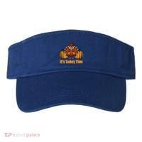 Its Turkey Time Thanksgiving Party Turkey Day Reunion Autumn Cool Gift Visor thumb 0