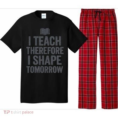 I Teach Therefore I Shape Tomorrow Vintage Teacher Pajama Set