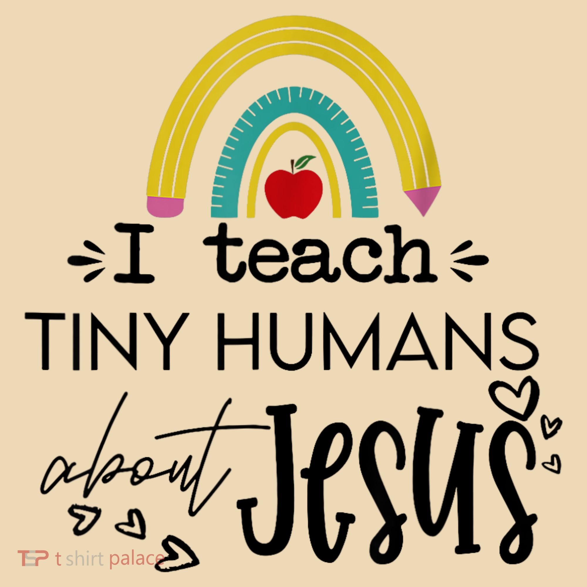 I Teach Tiny Humans About Jesus Sunday School Teacher Tote Bag