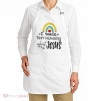 I Teach Tiny Humans About Jesus Sunday School Teacher Apron thumb 2
