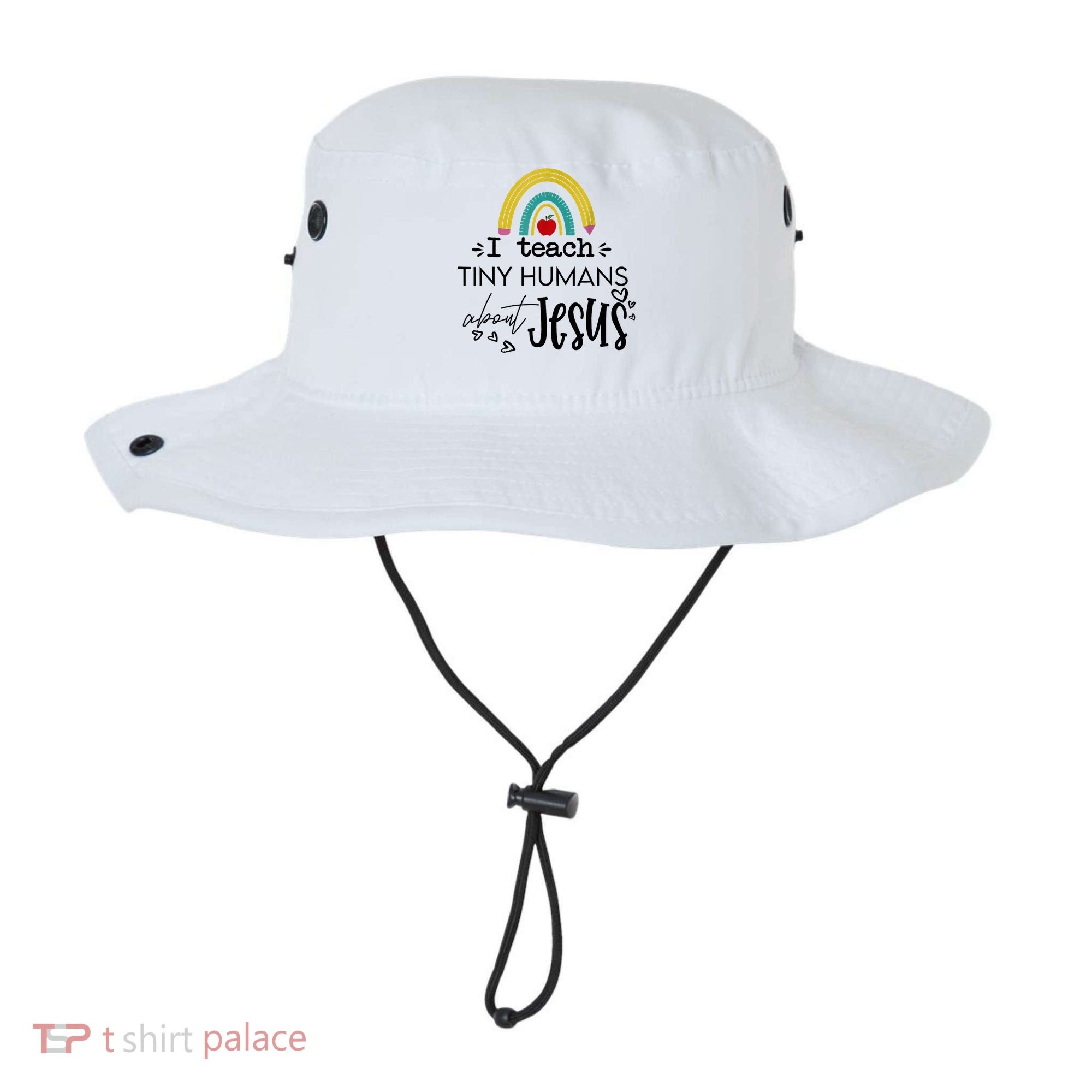 I Teach Tiny Humans About Jesus Sunday School Teacher Bucket Hat