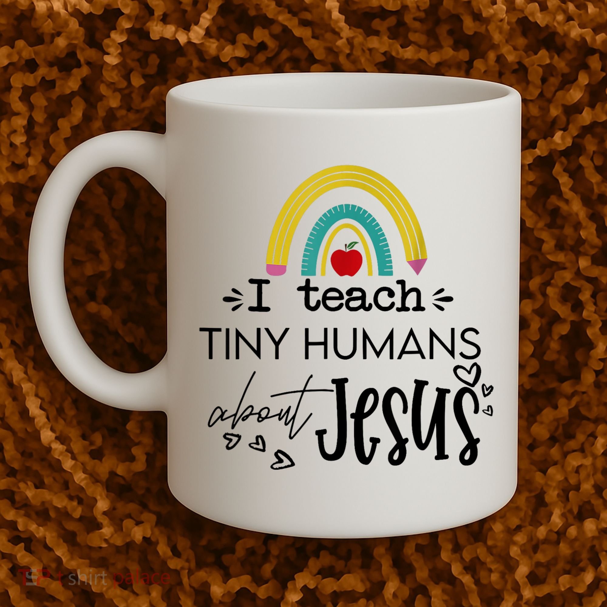 I Teach Tiny Humans About Jesus Sunday School Teacher Coffee Mug