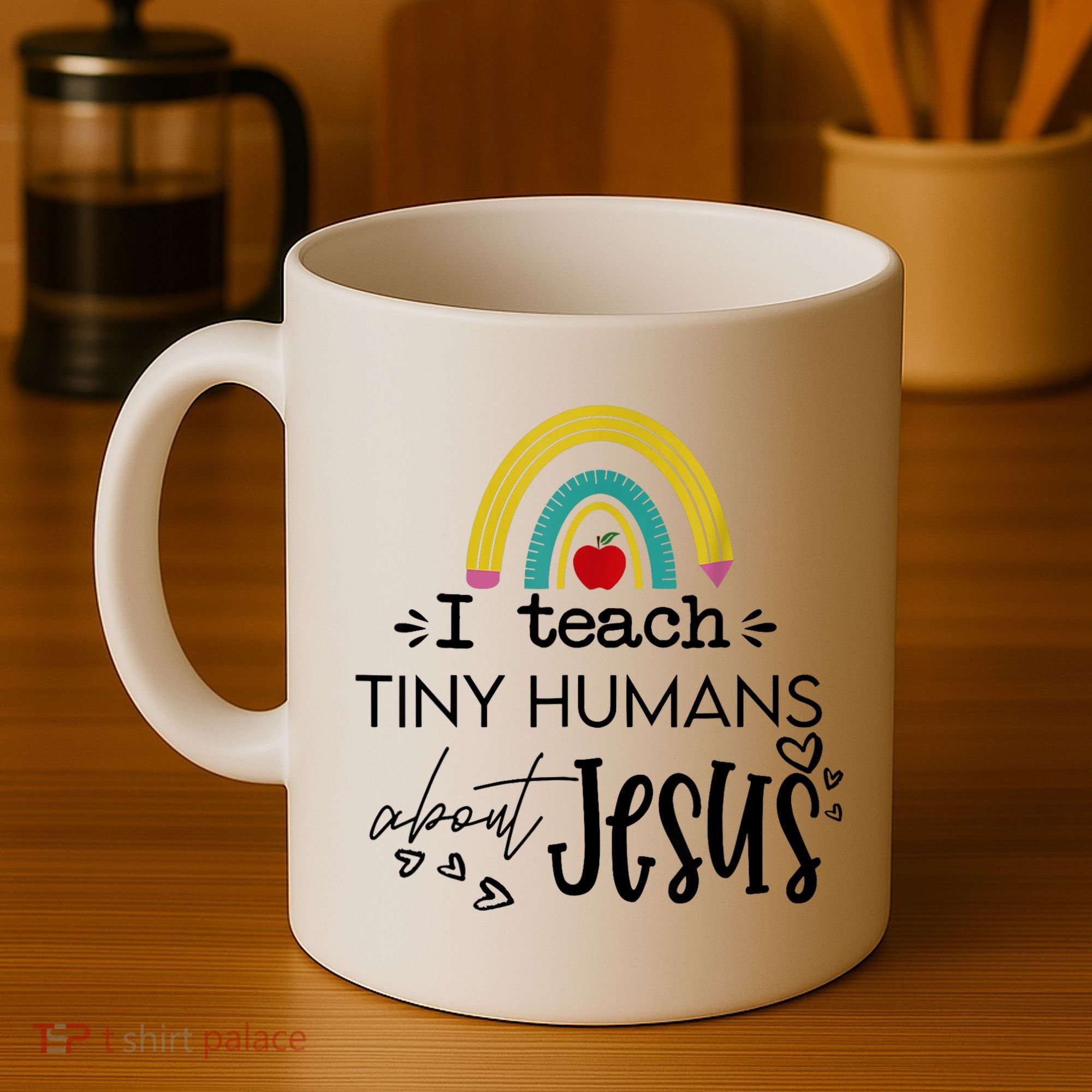 I Teach Tiny Humans About Jesus Sunday School Teacher Coffee Mug