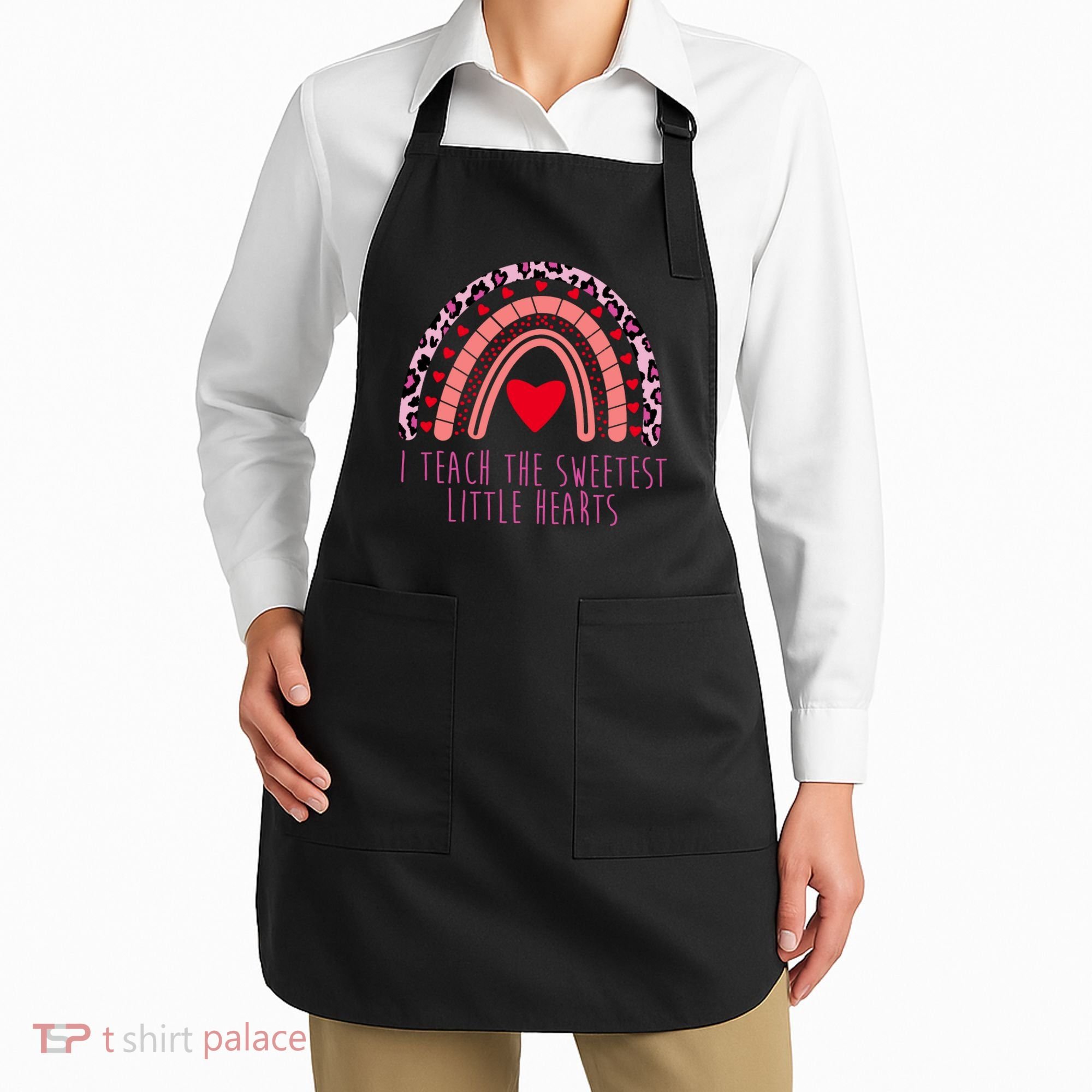 I Teach The Sweetest Little Hearts Apron