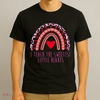 I Teach The Sweetest Little Hearts T-Shirt thumb 3